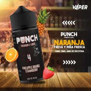 Punch Premium E-Liquid Pineapple Orange Strawberry 100ml