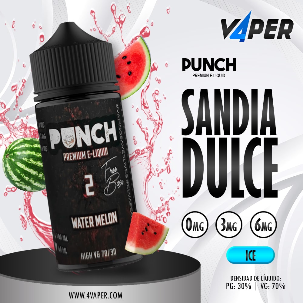 Punch Premiun e-liquid Watermelon - 4vaper.com