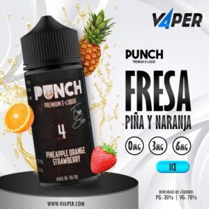 Punch Premiun e-liquid pineapple orange strawberry - 4vaper.com