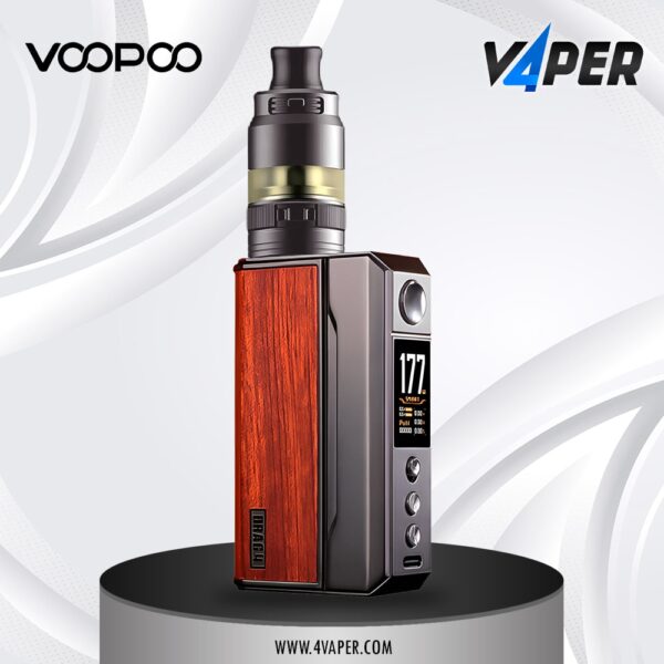 Voopoo Drag 4 kit gun metal rosewood - 4vaper.com