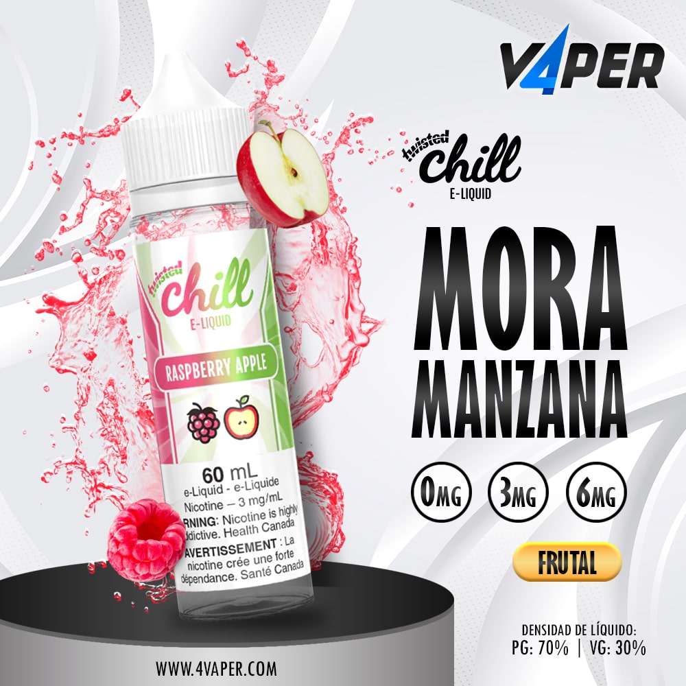 Twisted Chill 60ml Raspberry Apple - 4vaper.com