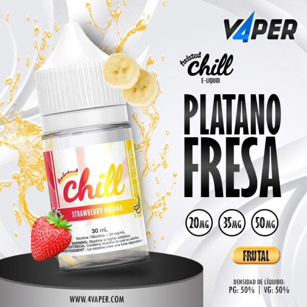 Twisted Chill salt strawberrry banana 30ml - 4vaper.com