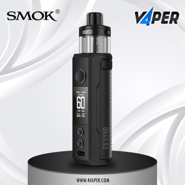 Voopoo Drag S2 Kit - spray black - 4vaper.com