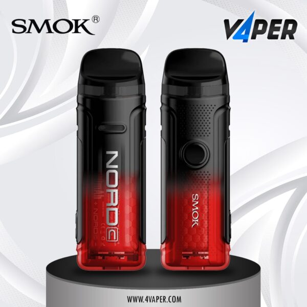 Smok Nord C Kit Transparent Red - 4vaper.com