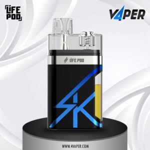 Life Pod SK Disposable 5% 14 Ml (10k Puff)- Blue Raspberry Frost - 4vaper.com