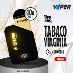 Life Pod Eco ll KIT 5% (10000 Puff) – Tobacco Virginia - 4vaper.com