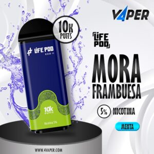 Life Pod Eco II Cartucho Blackberry Mint 5% (10,000 Puffs) - 4vaper.com