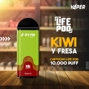 Life Pod Eco II Cartucho Kiwi Berry 5% (10,000 Puffs) 4vaper.com