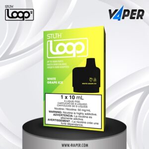 Stlth Loop Pod 5k - White Grape ice - 4vaper.com