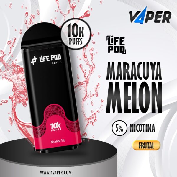 Life Pod Eco II Cartucho Love 66 5% (10,000 Puffs) - 4vaper.com