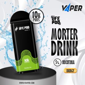 Life Pod Eco II Cartucho Monster Drink 5% (10,000 Puffs) - 4vaper.com