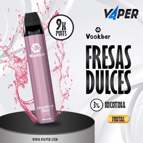 Vookbar Going Strawberry Burst 3% (9000 Puffs) - 4vaper.com