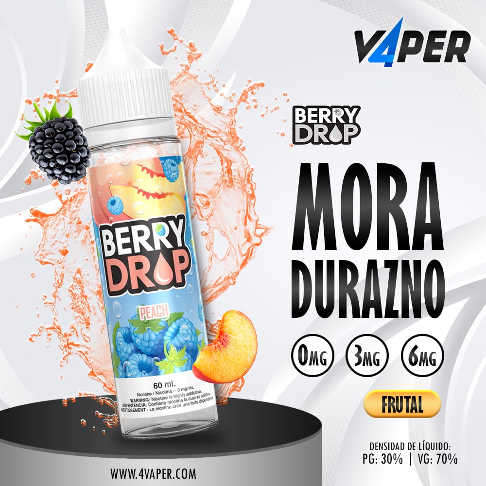 Berry Drop 60ml Peach - 4vaper.com