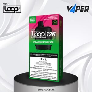 Stlth Loop 12k Strawberry Lime Ice - 4vapercom