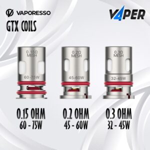 Vaporesso Gtx Coils - 4vaper.com