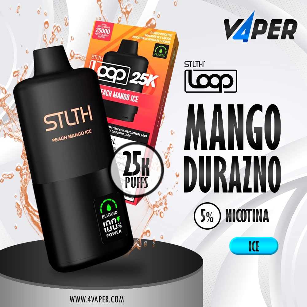 Stlth Loop 25K Peach Mango ice - 4vaper