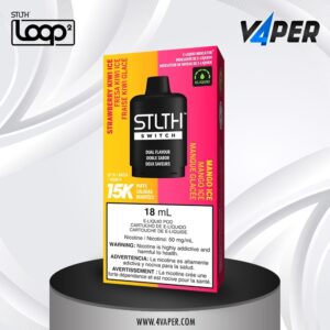 Stlth Switch 15k (15000 puff) - Strawberry Kiwi ice & Mango Ice - 4vaper.com