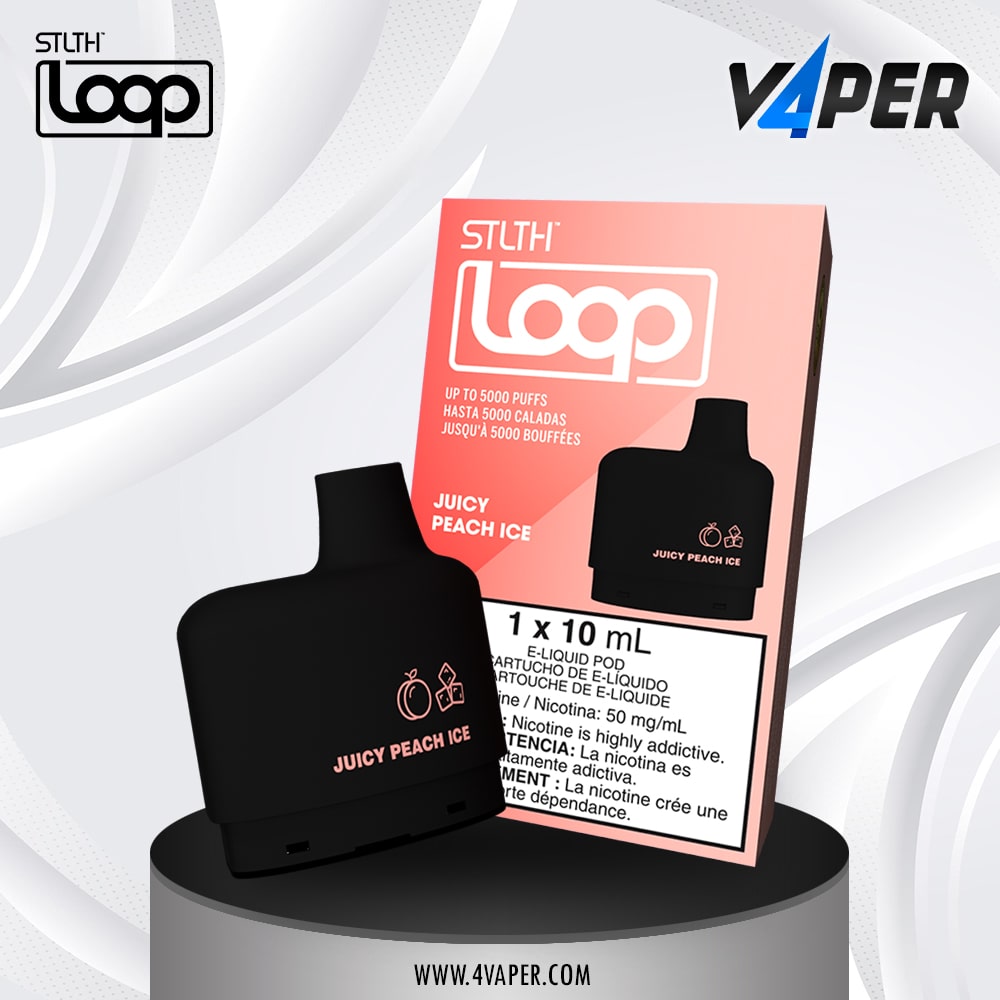 Stlth Loop (5000 puff) - Juicy Peach Ice - 4vaper.com