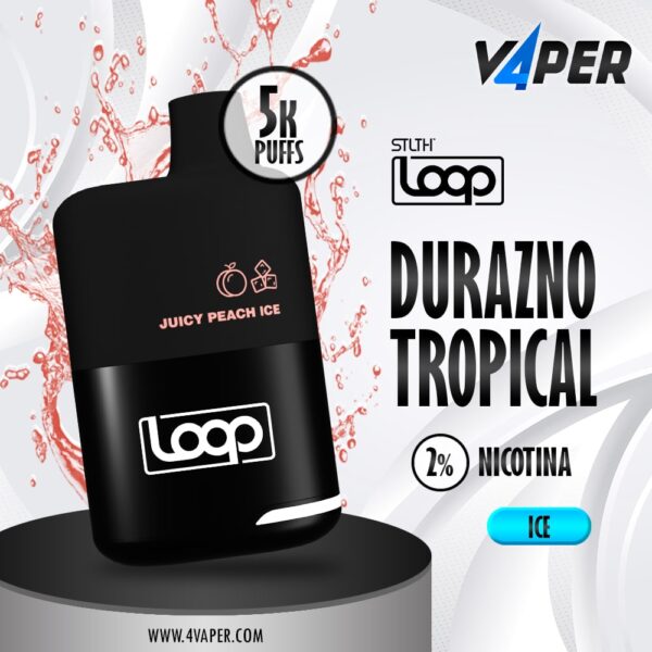 Stlth Loop (5000 puff) - Juicy Peach Ice - 4vaper.com